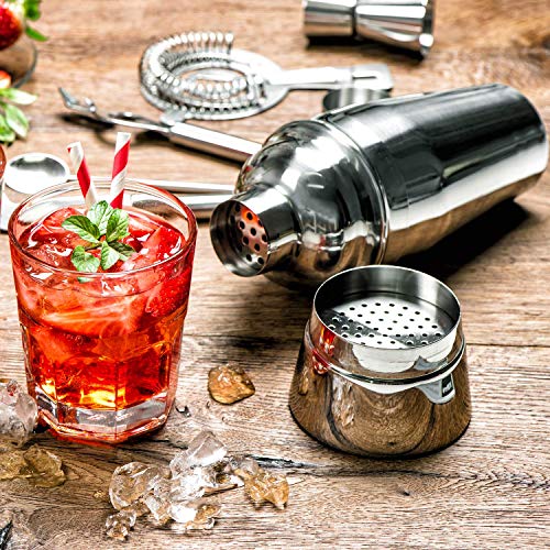 SUPHOOK Cocktail Set 17 Teilig, Cocktail Shaker 750ML, Cocktail Shaker Edelstahl Bar-Werkzeug-Set, Cocktail Set mit… – Bild 7