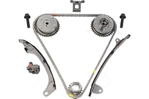 HTOSTAR RACING Engine Timing Chain Kit 2009-2012 Compatible with Toyota Camry Highlander RAV4 Sienna Venza Scion tC 2.5 2.7 L4 1AR-FE 2AR-FE Replace 13050-0V010 13070-0V010 13506-0V010 13540-36010 13521-0V010