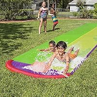 Single Double Water Slide For Kids Adults Backyard Summer Water