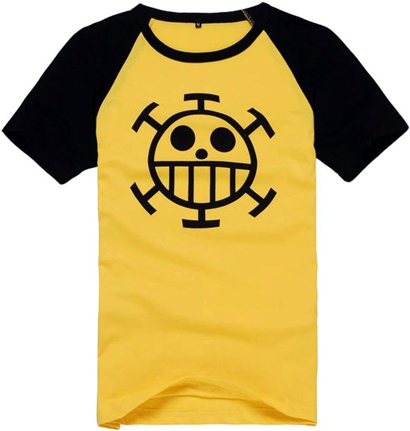 Weimisi One Piece Anime Trafalgar Law Short Sleeve T-Shirt Cosplay Costume