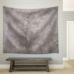 Old Grunge Obsolete Wall, Background Texture Image - Fabric Wall Tapestry Home Decor - 51x60 inches