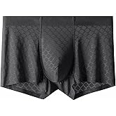 Evankin Mens Ice Silk Mesh Boxer Briefs Breathable Cool Underwear Low Rise Stretch Boxers