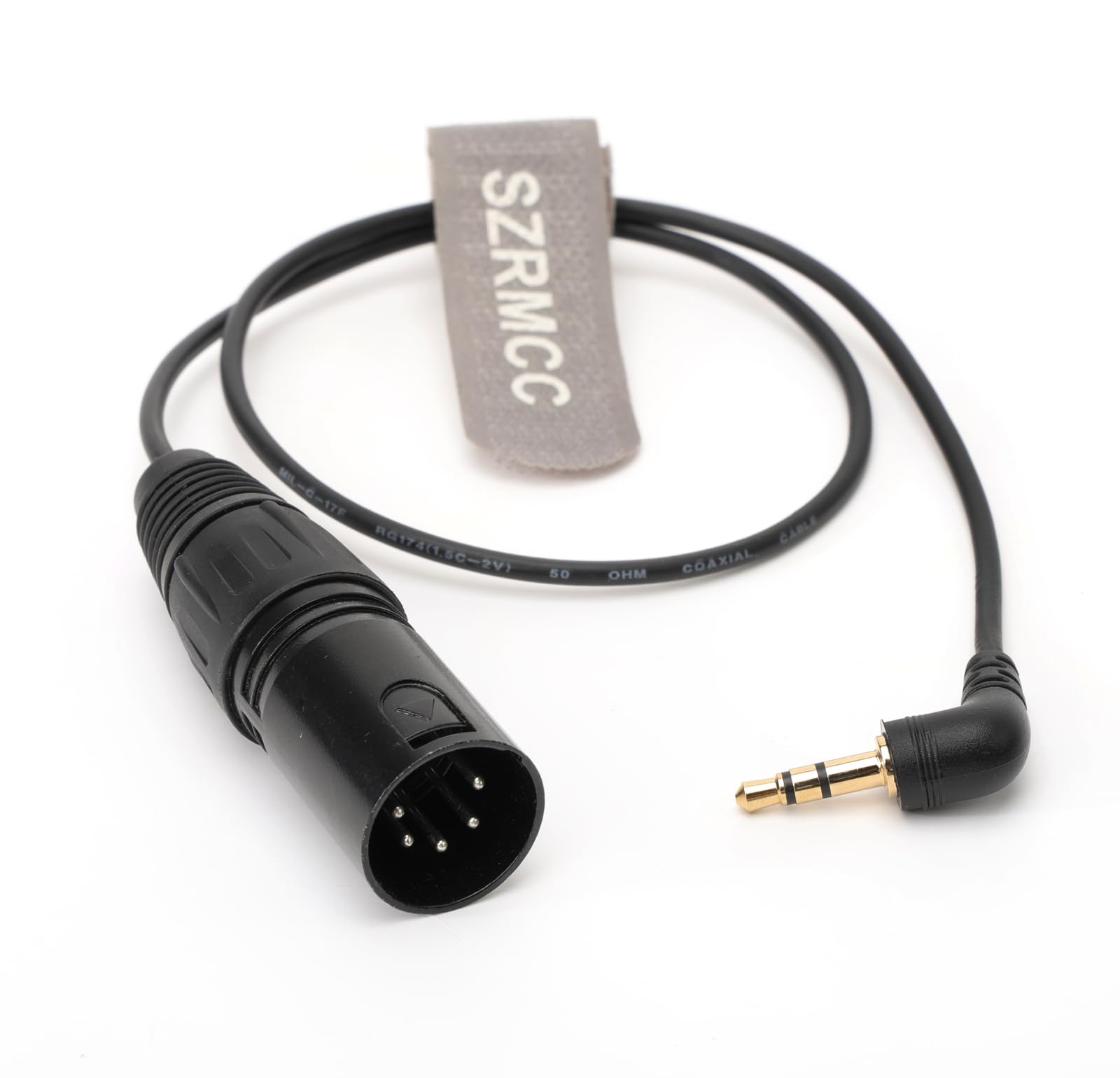 SZRMCC Stereo 3.5mm to XLR 5 Pin Male Audio Input Cable for Arri Alexa XT/SXT/Amira Camera