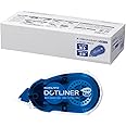 KOKUYO Glue Tape for Scrapbooking, 10 Pack 52.5 Ft x 0.33 in Double Sided Tape Roller for Crafts, Blue Dot Pattern Tape Runner, Adhesive Scrapbook Supplies. Japan Import (TA-400-08NX10)