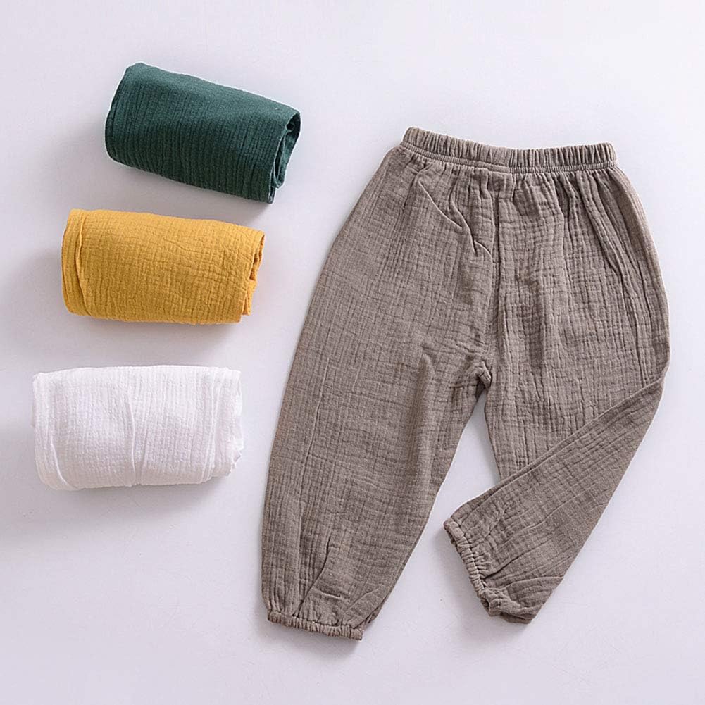 Weixinbuy Toddler Baby Girls Clothes Solid Ruffle Summer Long Pants Bloomers: Clothing