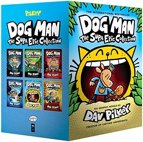 NEW SET! Dog Man 4 Books Collection: Dog Man #7 - Dog Man #10