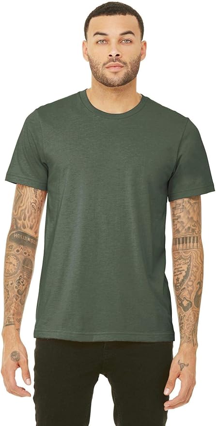 Download Bella + Canvas. Military Green Triblend. XL. 3413 ...