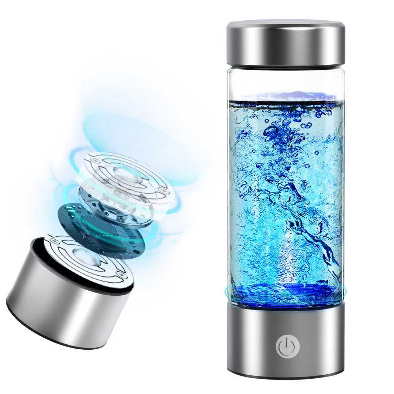 Photo 1 of ***USED AND DIRTY
***BEVECK 14 oz Portable Hydrogen Water Bottle Generator with PEM-SPE Technology, USB Rechargeable Hydrogen Water Ionizer Cup, Produces up to 3000 ppb Hydrogen in 3 Minutes for Home, Gym, Office & Travel