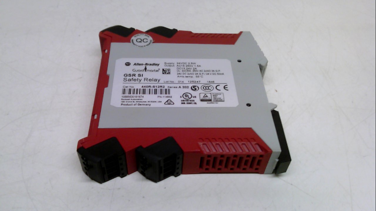 Allen Bradley 440RS12r2, Series A, Safety Relay, 24Vdc 440RS12r2