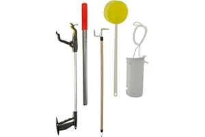 Sammons Preston Hip Kit III, Total Hip Replacement Recovery Kit to Avoid Bending and Moving HIPS, ADL Tools for Elderly, Incl