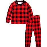Mud Kingdom Kids Pajamas Set Polar Fleece Long Sleeve Casual Warm Fall Winter Happy Halloween Black