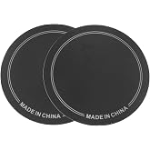 safycaby 2PCS Bass Drum Patch, Self-Adhesive Kick Pedal Protector | PET material, self-adhesive no residue, reduces friction, extends drumhead life, for single or double pedals, 2 pcs