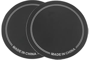 safycaby 2PCS Bass Drum Patch Self-Adhesive Bass Drum Pedal Sticker Single Pedal Patch for Kick Drum Percussion Accessories (Black)