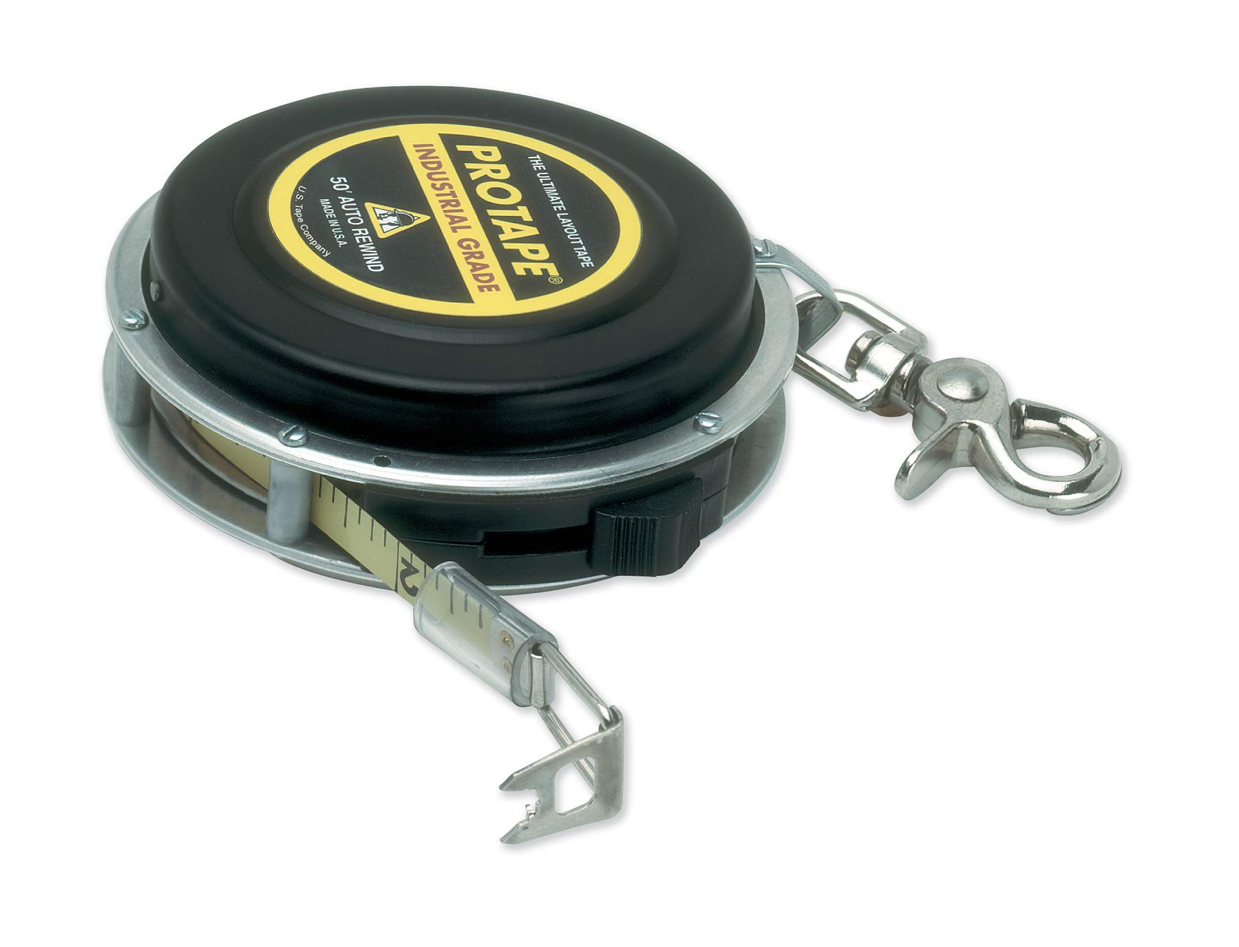 ProTape 3/8" x 50' AutoRewind Tape Measure w/ Nylon Coated Blade 45322