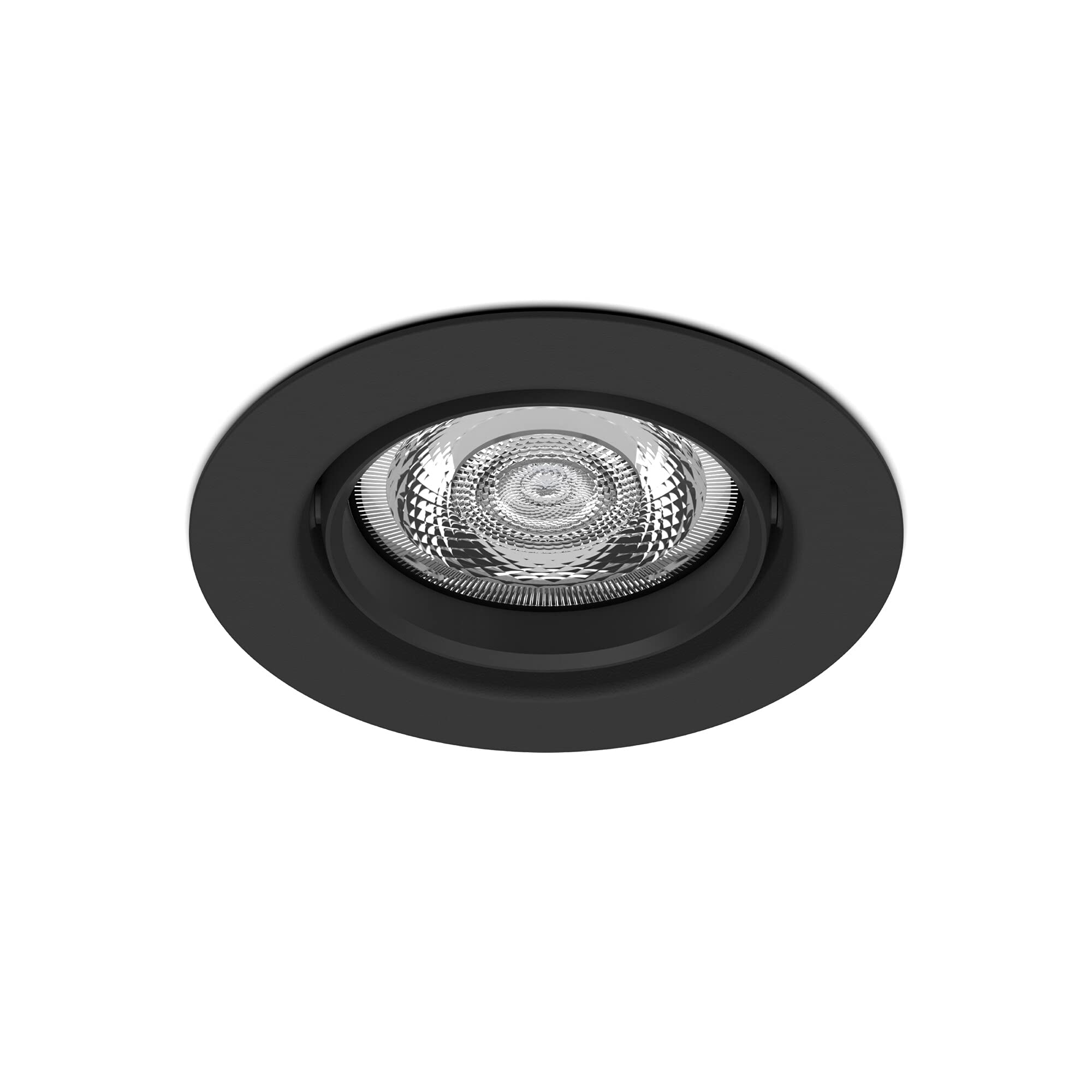 Philips LED Impala Recessed Spot Light 2200 - 2700K [Warm Glow Dimmable - Black] For Indoor Lighting, Bedroom, Bathroom