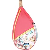 KAVU Paxton Pack Backpack Rope Sling Bag - Floral Coral