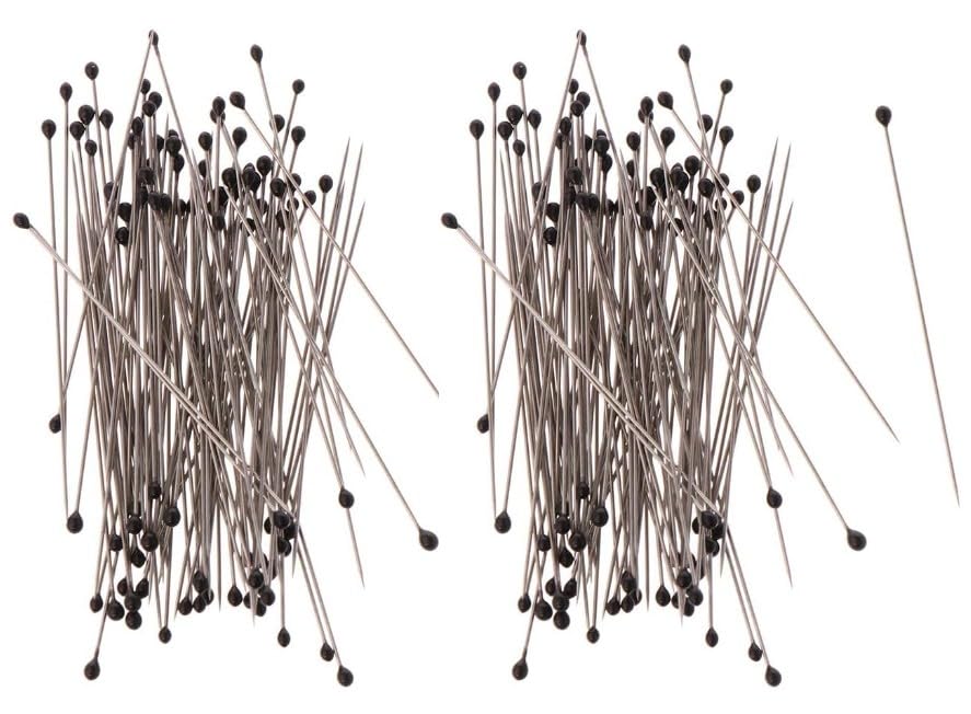 Photo 1 of 100 Pcs Insect Pins Specimen Pins Stainless Steel with Plastic Box Resin for Head for Entomology Dissection for Butte, Science Education