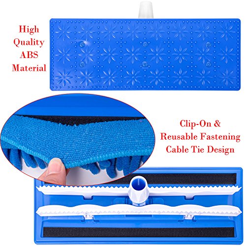 image for handrong Professional Microfiber Floor Dust Mop Kit Adjustable Stainle