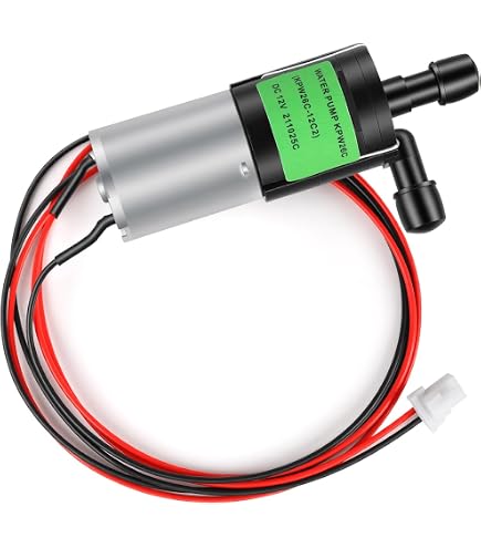 Produktbild von Mini-Membranpumpe FL3210-80W – DC12V, 3,5-5 L/min, 80-120PSI, 1/2″ Gewinde, Für Wasser