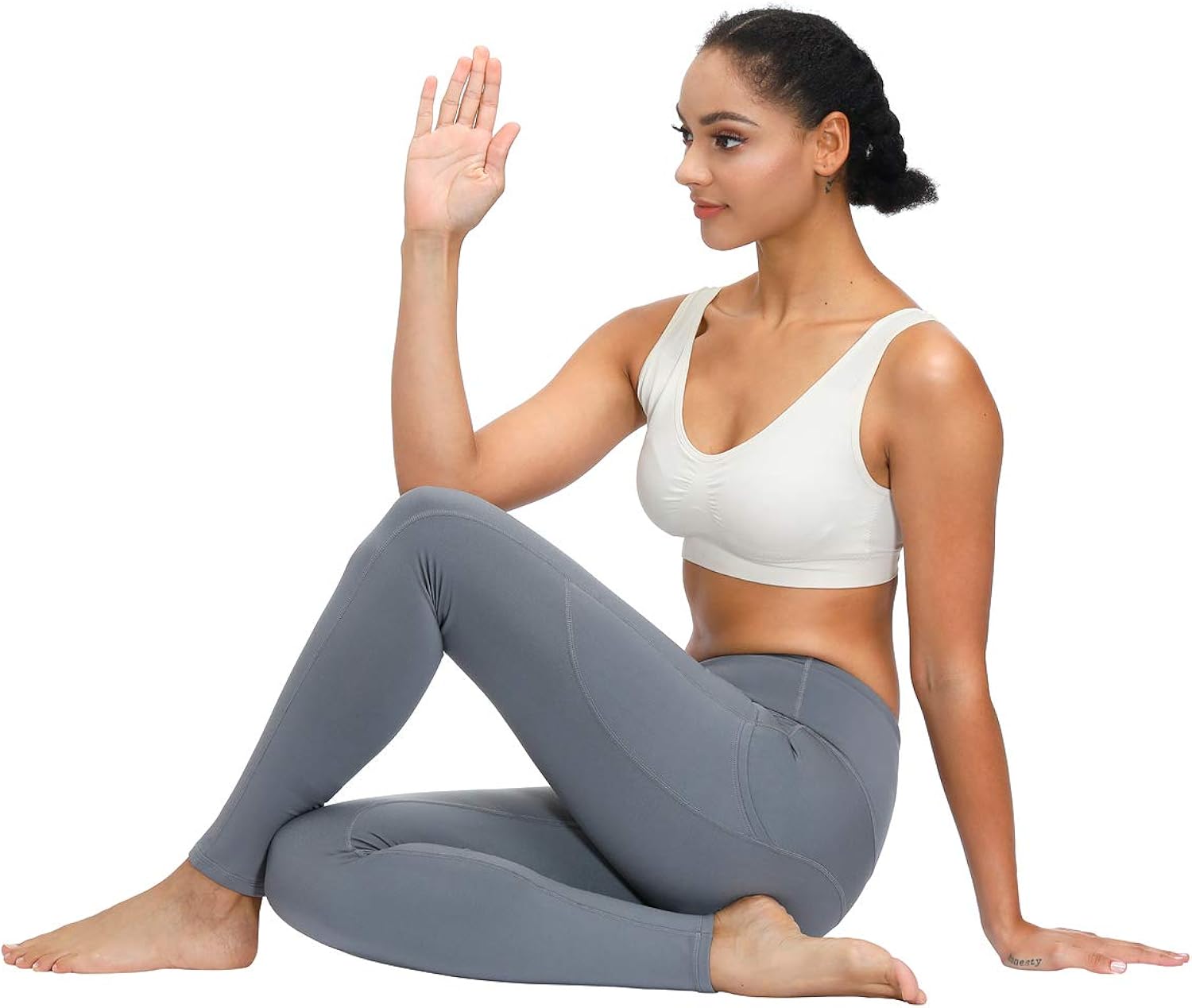 Libin Women's Fleece Lined Leggings Winter High Waisted Yoga Pant Inner Pocketed Thermal Running Tigths: Clothing