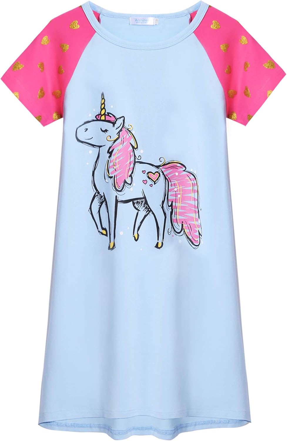 girls unicorn nightdress