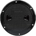 SEAFLO 4" - 8" Black Circular Non Slip Inspection Hatch w/Detachable Cover
