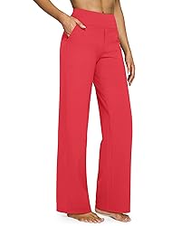 G4Free High Wasit Wide Leg Yoga Pants with Pockets