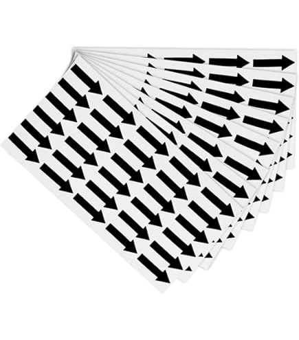 Amazon.com : PATIKIL Small Arrow Sticker Label 1.2x0.4, 300