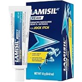 Lamisil Jock Itch Antifungal Cream, 1 Week Treatment, Terbinafine, 0.42 Oz | Fast and effective itch relief, jock itch cream, clinically proven, terbinafine hydrochloride, 1 week jock itch treatment