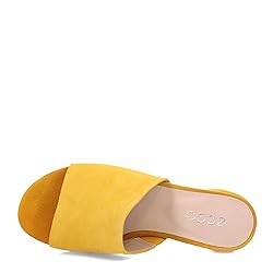 ECCO Women's Flat Sandal II Slide, merigold Goat