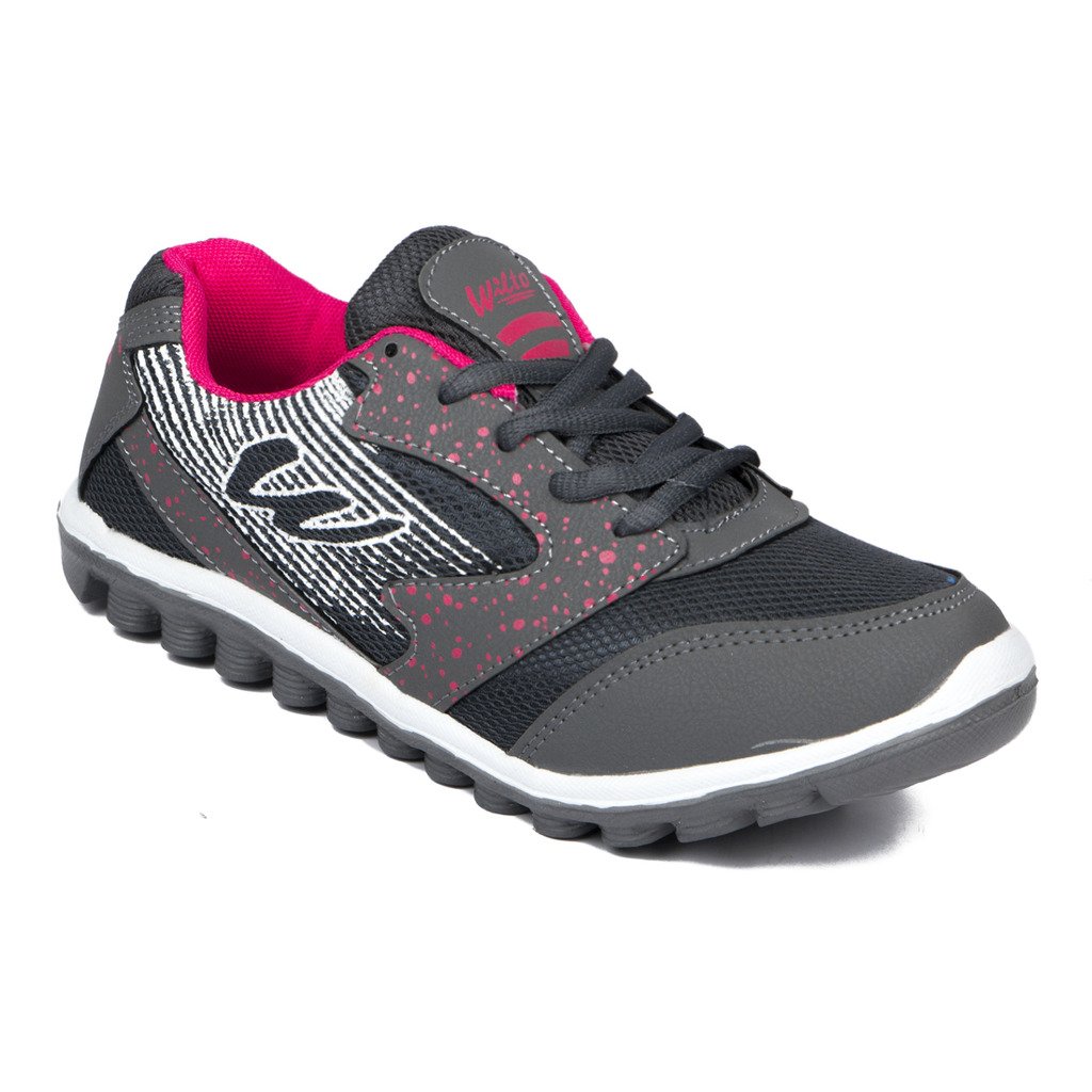 asian shoes riya 21 dark grey pink women sports shoes