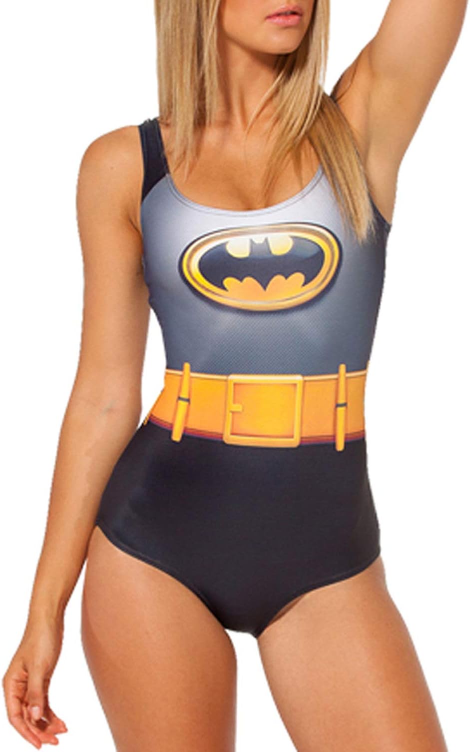 Women's One Piece Swimsuits Digital Print Monokini Shapewear Bathing Suits Tight Stretch Bikini Swimwear