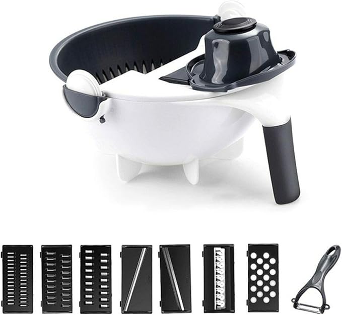 Compra GWH Multifuncional 10 en 1 Cortador de Verduras, Rotación de