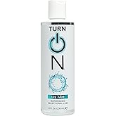 Turn On Toy-Friendly Water-Based Personal Lubricant | Clean, Gentle & Non-Sticky Formula, Glycerin-Free, Safe for All Toys, 8 fl oz