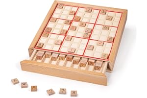 Bigjigs Toys Wooden Sudoku Game - Educational Number Toy