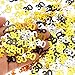30th Birthday Decorations Kit 75 Pieces - Happy Birthday Banner, 40-Inch 30 Gold balloons, Sparkling Hanging Swirls, Photo Booth Props, Confetti for Table Decorations, Birthday Plan Checklist