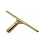 Ettore 10018 Solid Brass Window Squeegee, 18-Inch