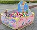 EocuSun Kids Ball Pit Ball Tent Pop up Children Baby Toy Toddler Ball Pit for Indoor Outdoor Play, Balls Not Included (Multicolor)