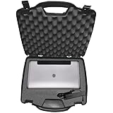 OFFICEFORCE Mobile Printer Hard Travel Case w/ Dense Foam to Carry HP Officejet 100 ( CN551A ) or 200 ( CZ993A )Wireless Printer , Charger , USB Cable , Ink Cartridge and Accessories