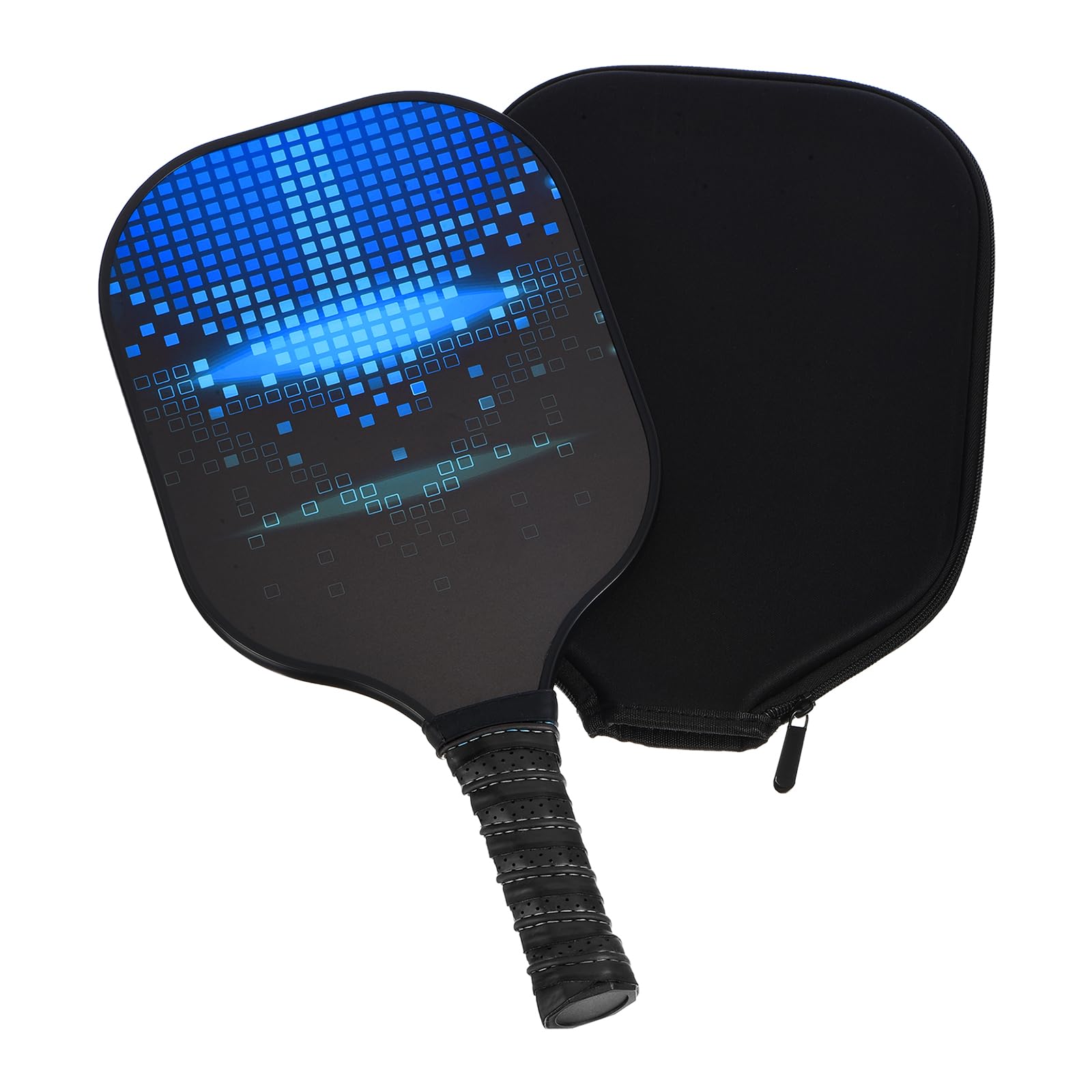 PATIKIL Graphite Pickleball Paddles Set, USA Pickleballs Approved(USAPA) Single Paddle, Carbon Fiber Polymer Core with Protective Cover