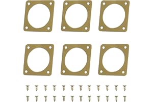 CLOUD FRAGRANT 6-Piece Metal Bluebird House Predator Guard，Metal Birdhouse Guard，Bird House Hole Protector Guard for Eastern Bluebird Box （3.81 cm Opening）