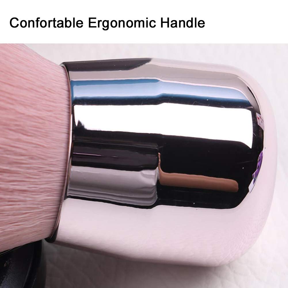 JOSALINAS Kabuki Foundation Makeup Brushes Round Top for Face Blusher Liquid Powder Blend and Contour Tool and Mineral BB Cream, Round: Beauty