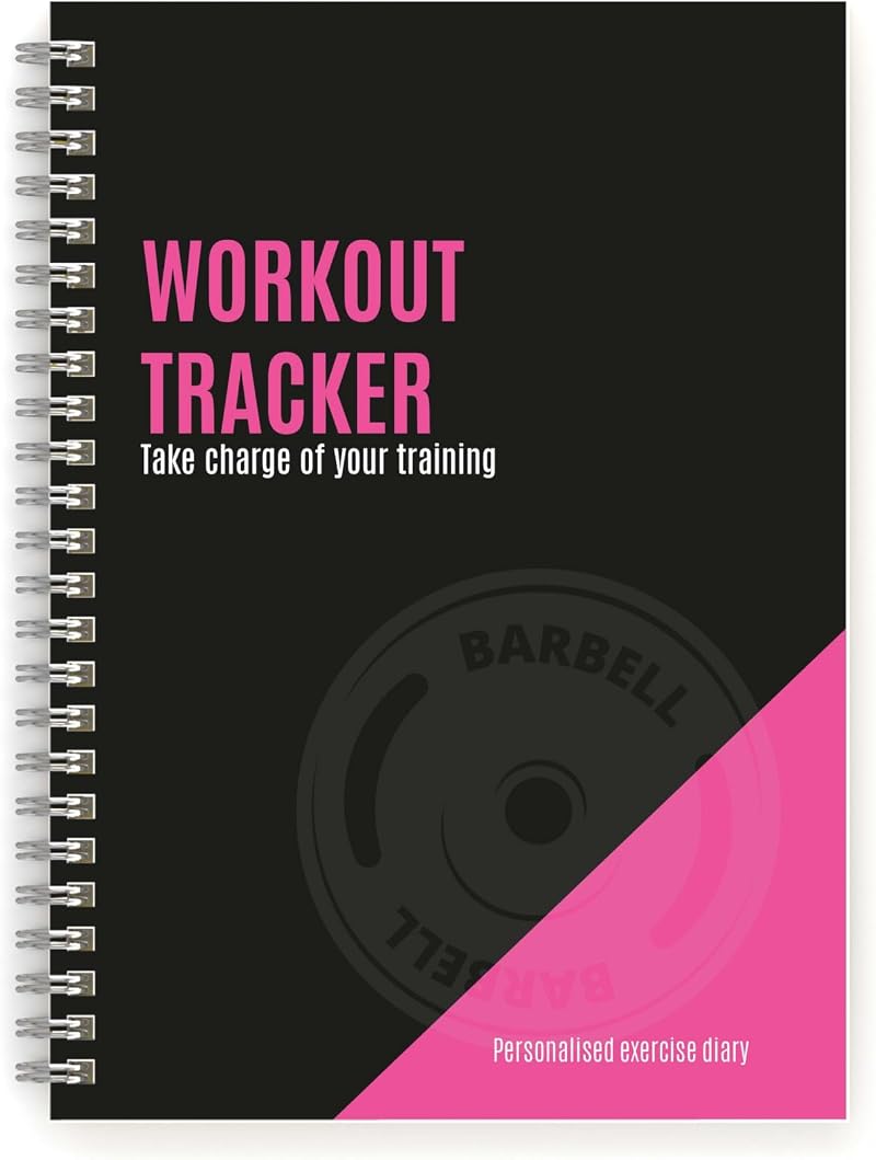 Lifestyle Planners Workout Tracker A5 104 Page 100 Workouts Planner