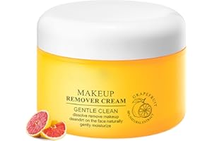 ARCHIDATE Cleansing Balm, Grapefruit Makeup Remover Balm, Quickly & Gentle Melting Makeup, Deep Clean Pores, Refreshing Melting Makeup Remover Balm Hydrating, Smooth Skin, for all Skin Type