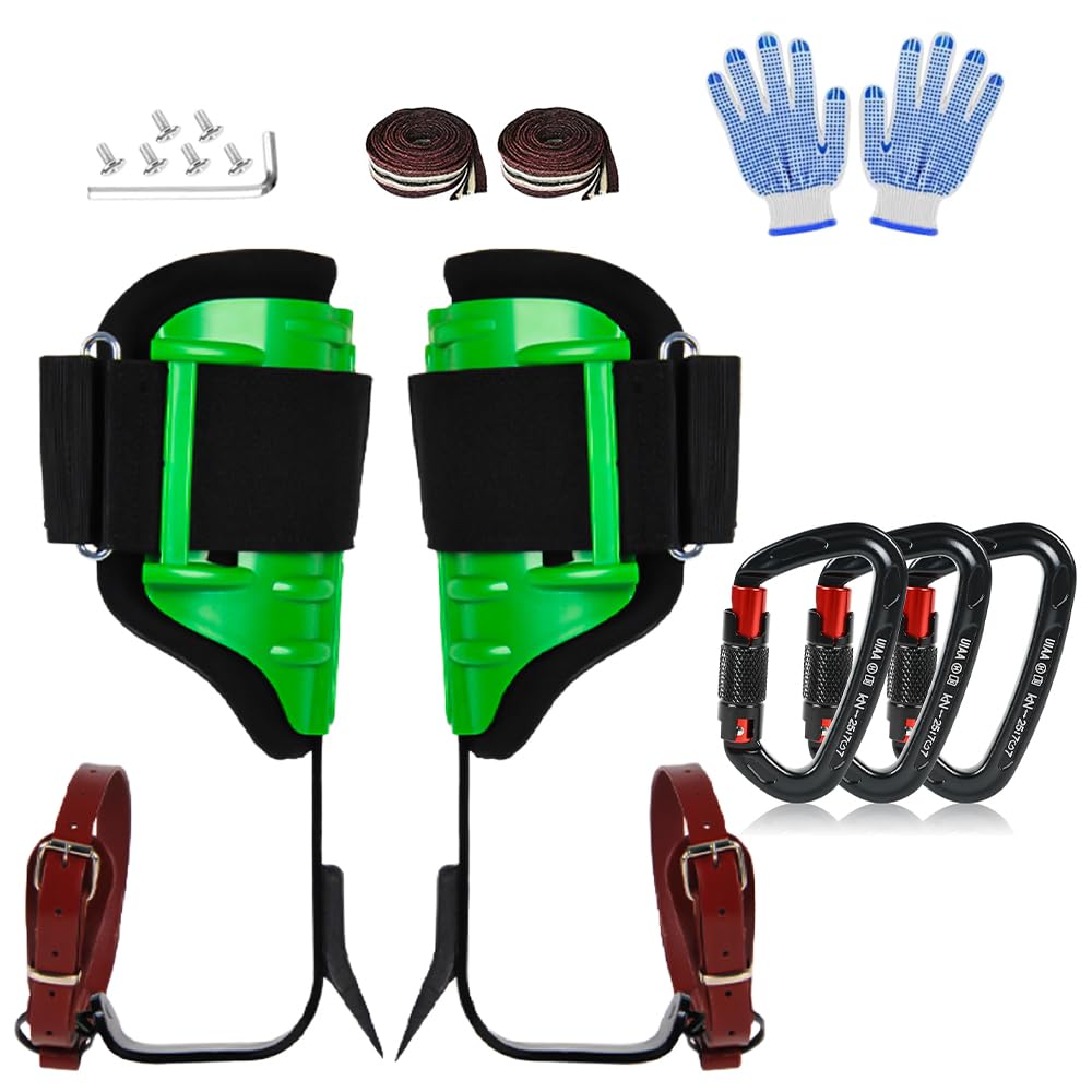 Photo 1 of ***INCOMPLETE SET/ ONLY 1 PC **** wdsilkbo Tree Climbing Gear, Tree Climbing Spikes, with Adjustable Tree Climbing Equipment Set