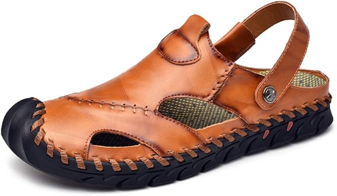 high end leather sandals