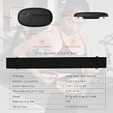 CooSpo H6M Heart Rate Monitor Chest Strap BLE ANT+ 400H Battery view 6