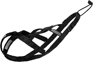 Generic Professional Sled Dog Harness for Running, Weight Pulling & Canicross - Multi-Functional Training Gear with Wheeled S