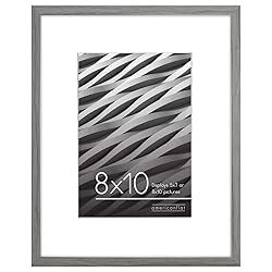Americanflat 8x10 Picture Frame in Grey - Use as