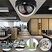DEFEWAY Dummy Fake Security Surveillance Dome Camera with Flashing Red LED Light, Wireless Simulated Cameras for Home Security